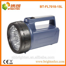 Heavy duty 4XD battery operated 15LED plastic portable led lantern, emergency torch light, heavy duty light